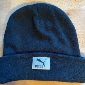 Black Puma Beanie